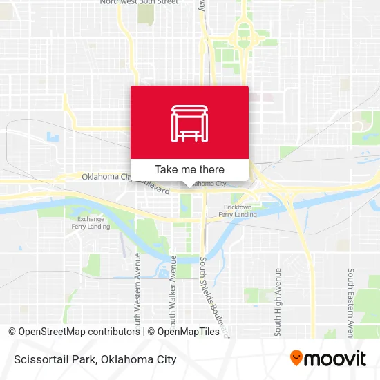 Scissortail Park map
