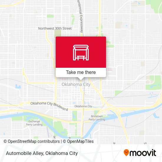 Mapa de Automobile Alley