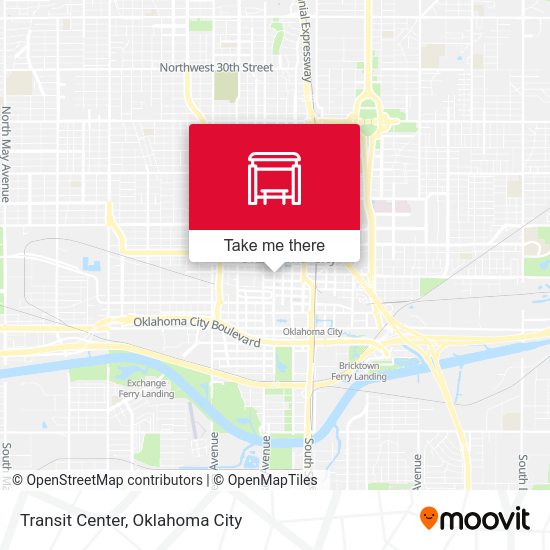 Transit Center map