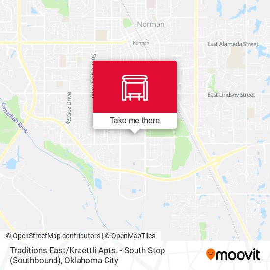 Mapa de Traditions East / Kraettli Apts. - South Stop (Southbound)