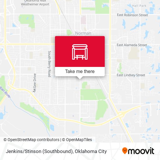 Jenkins/Stinson (Southbound) map