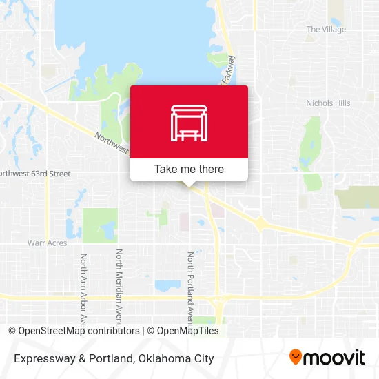 Expressway & Portland map