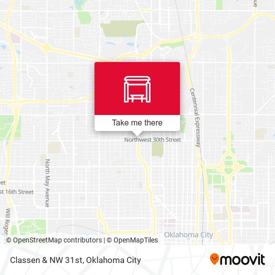Mapa de Classen & NW 31st