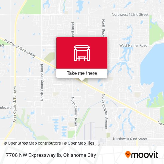 7708 NW Expressway Ib map