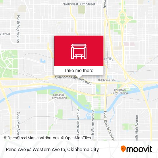 Reno Ave @ Western Ave Ib map