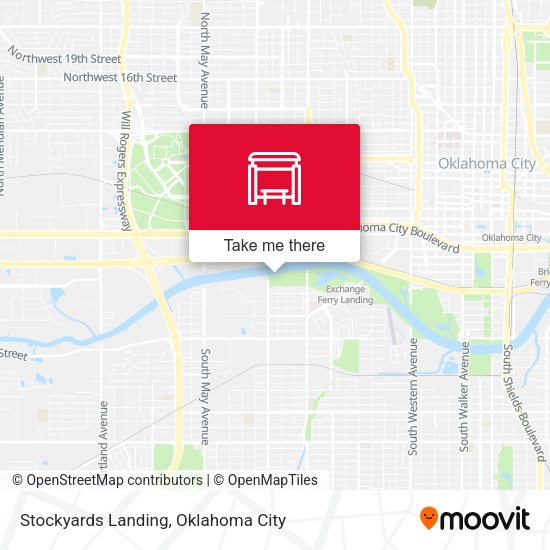 Stockyards Landing map