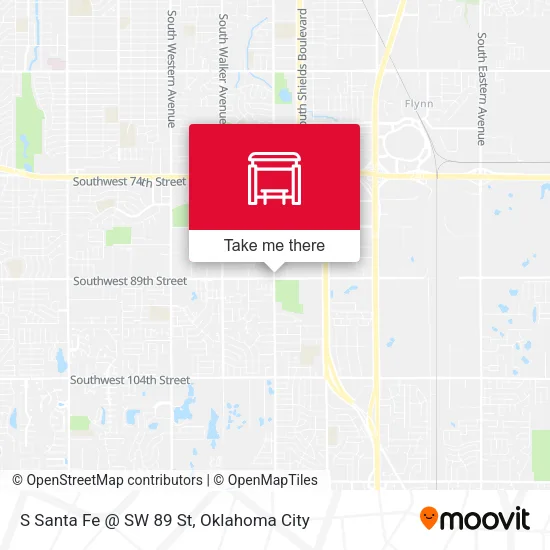 S Santa Fe @ SW 89 St map