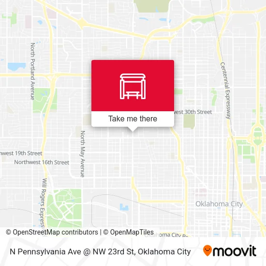 Mapa de N Pennsylvania Ave @ NW 23rd St