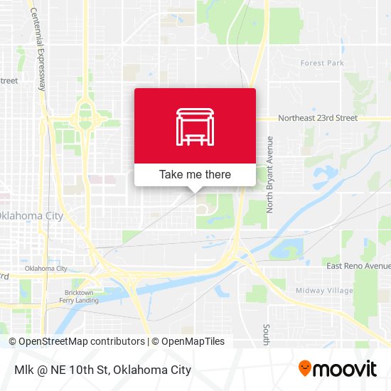 Mlk @ NE 10th St map