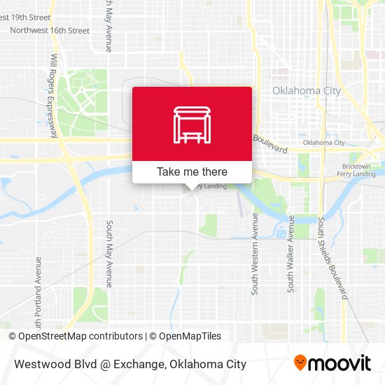 Westwood Blvd @ Exchange map