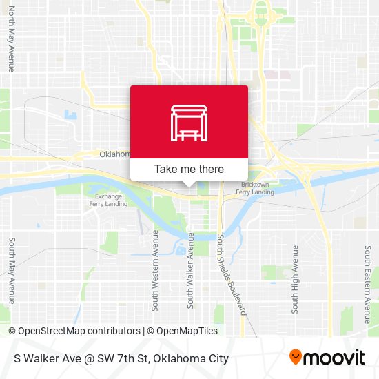 S Walker Ave @ SW 7th St map