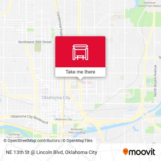 NE 13th St @ Lincoln Blvd map