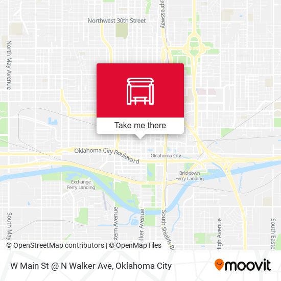 W Main St @ N Walker Ave map