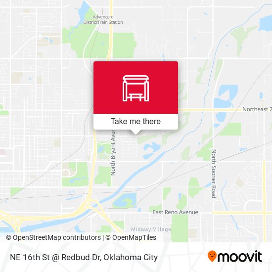 NE 16th St @ Redbud Dr map