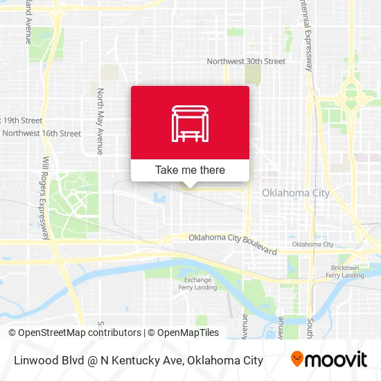 Mapa de Linwood Blvd @ N Kentucky Ave