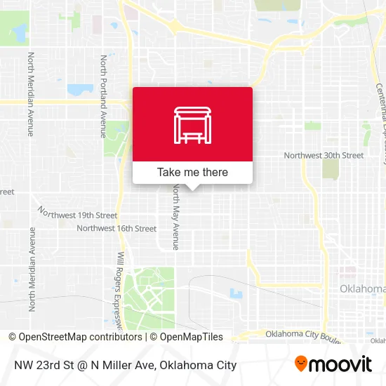 Mapa de NW 23rd St @ N Miller Ave