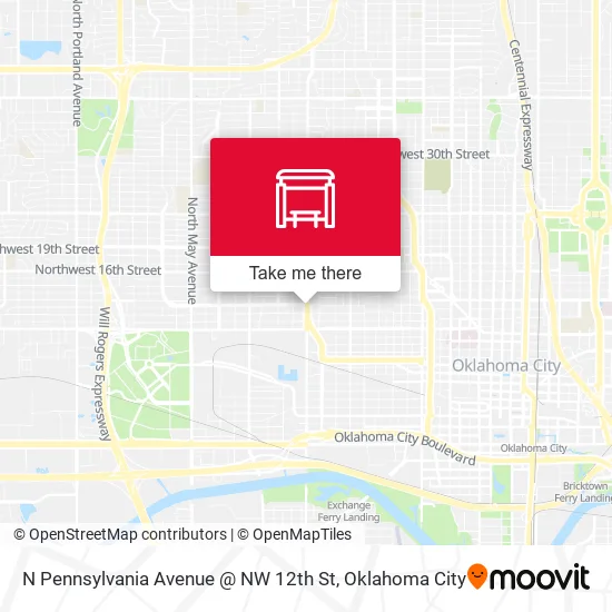 Mapa de N Pennsylvania Avenue @ NW 12th St