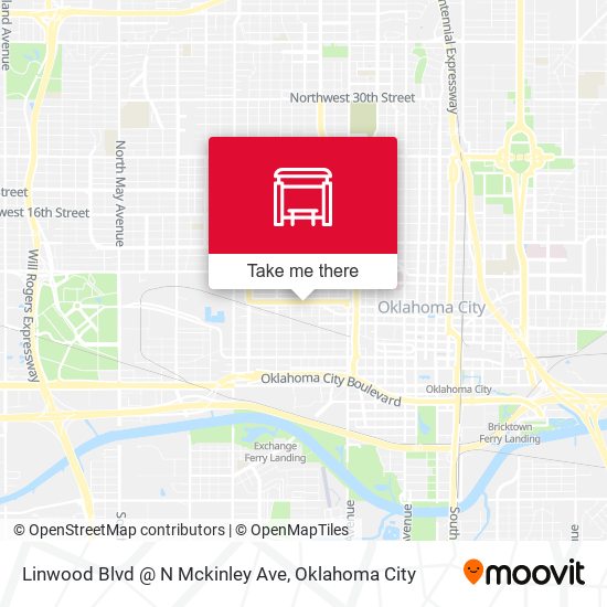 Linwood Blvd @ N Mckinley Ave map