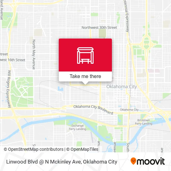 Mapa de Linwood Blvd @ N Mckinley Ave