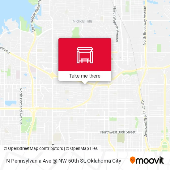 Mapa de N Pennsylvania Ave @ NW 50th St
