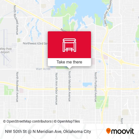 NW 50th St @ N Meridian Ave map