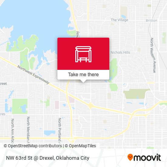 NW 63rd St @ Drexel map