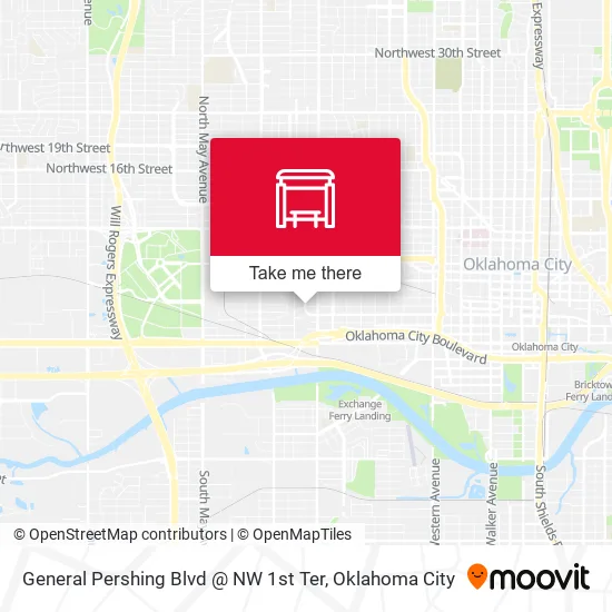 Mapa de General Pershing Blvd @ NW 1st Ter