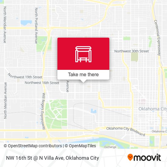 NW 16th St @ N Villa Ave map