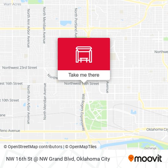 Mapa de NW 16th St @ NW Grand Blvd