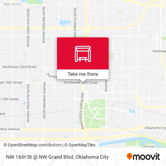 Mapa de NW 16th St @ NW Grand Blvd