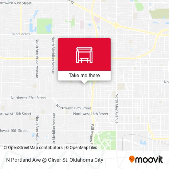 Mapa de N Portland Ave @ Oliver St