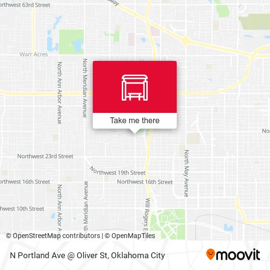 Mapa de N Portland Ave @ Oliver St