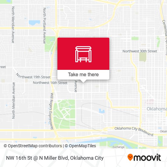 NW 16th St @ N Miller Blvd map