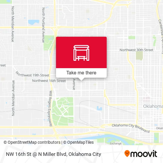 Mapa de NW 16th St @ N Miller Blvd