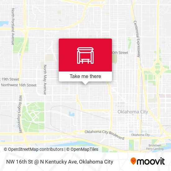 Mapa de NW 16th St @ N Kentucky Ave