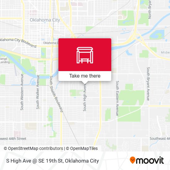 S High Ave @ SE 19th St map
