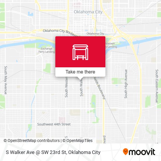 S Walker Ave @ SW 23rd St map