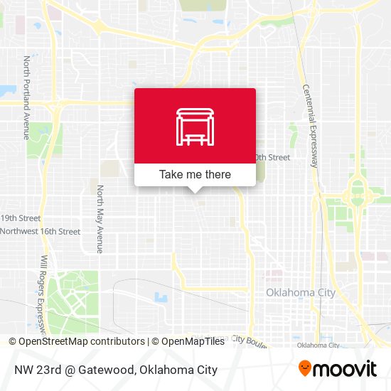 Mapa de NW 23rd @ Gatewood