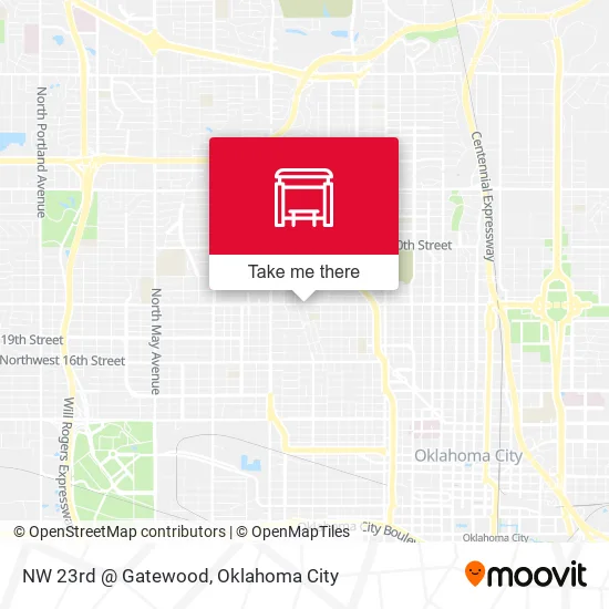 Mapa de NW 23rd @ Gatewood
