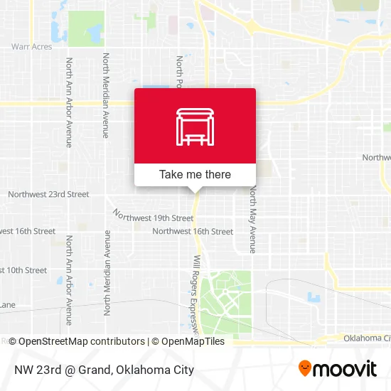 Mapa de NW 23rd @ Grand