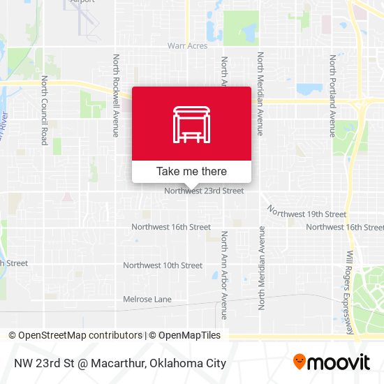 NW 23rd St @ Macarthur map