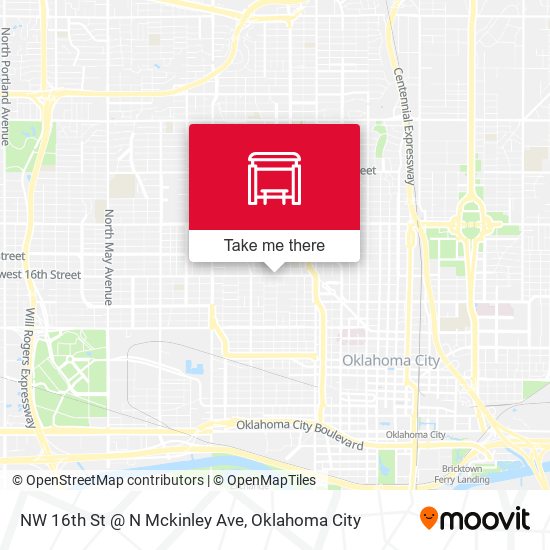 NW 16th St @ N Mckinley Ave map