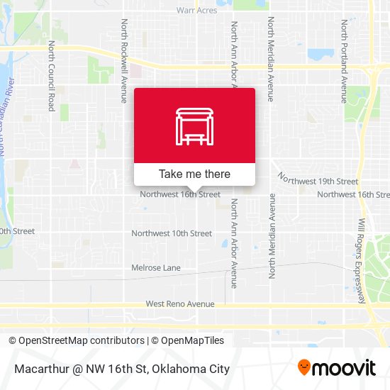Macarthur @ NW 16th St map