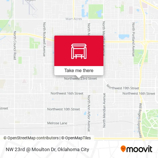 Mapa de NW 23rd @ Moulton Dr