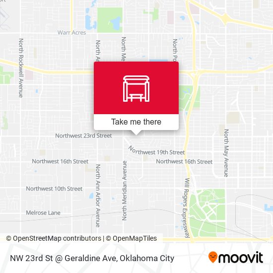 Mapa de NW 23rd St @ Geraldine Ave