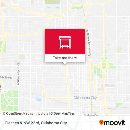 Mapa de Classen & NW 23rd