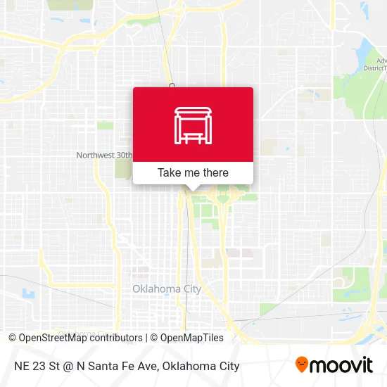 NE 23 St @ N Santa Fe Ave map