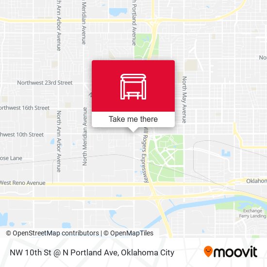NW 10th St @ N Portland Ave map