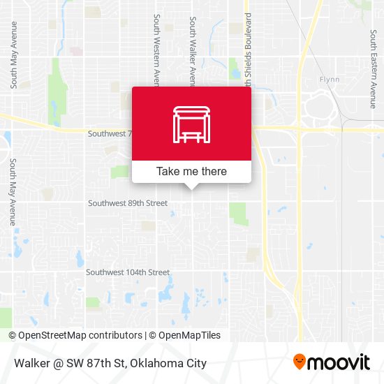 Walker @ SW 87th St map