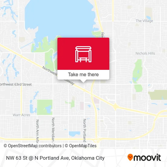 NW 63 St @ N Portland Ave map